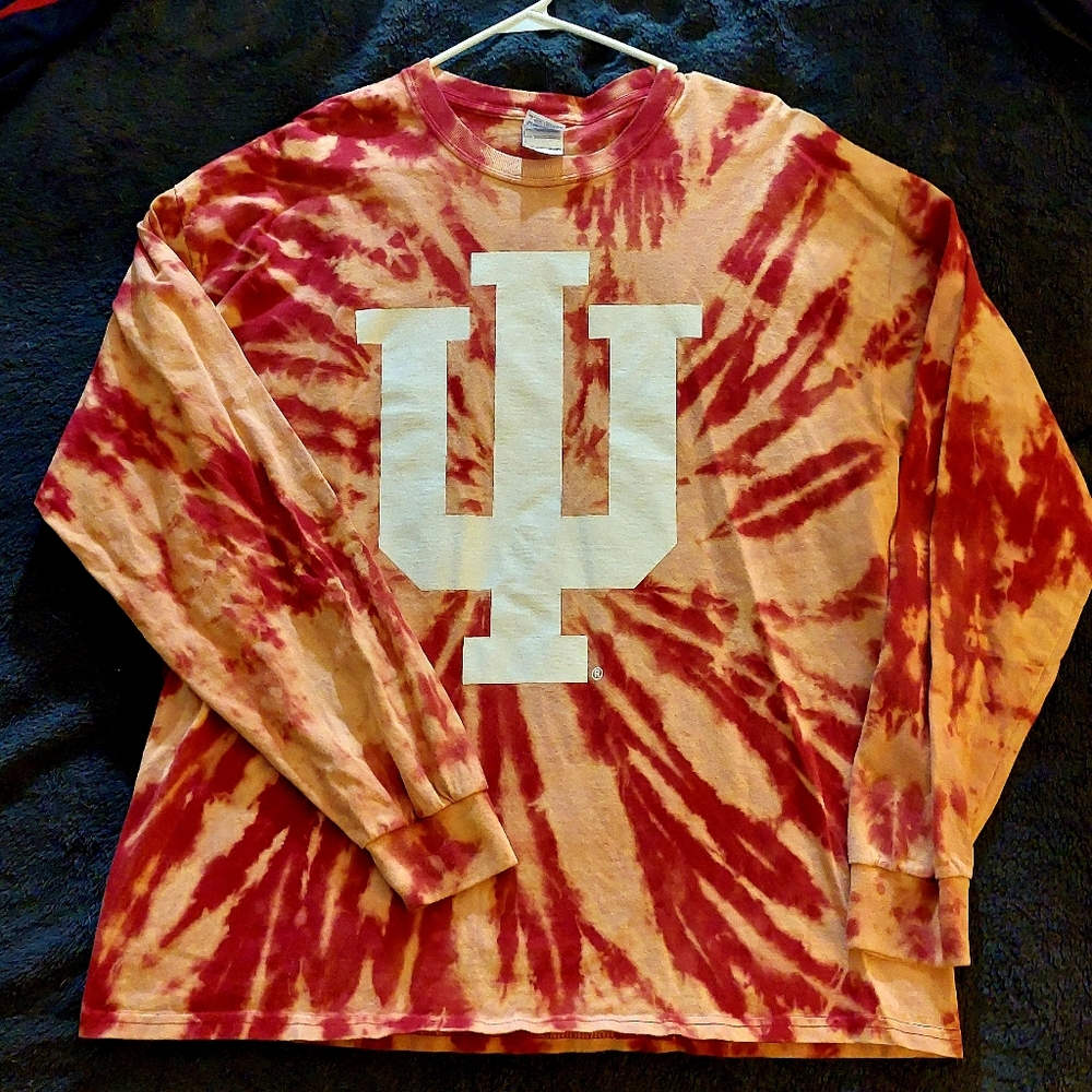 Indiana x HTV Long Sleeve Custom Dyed Tee
